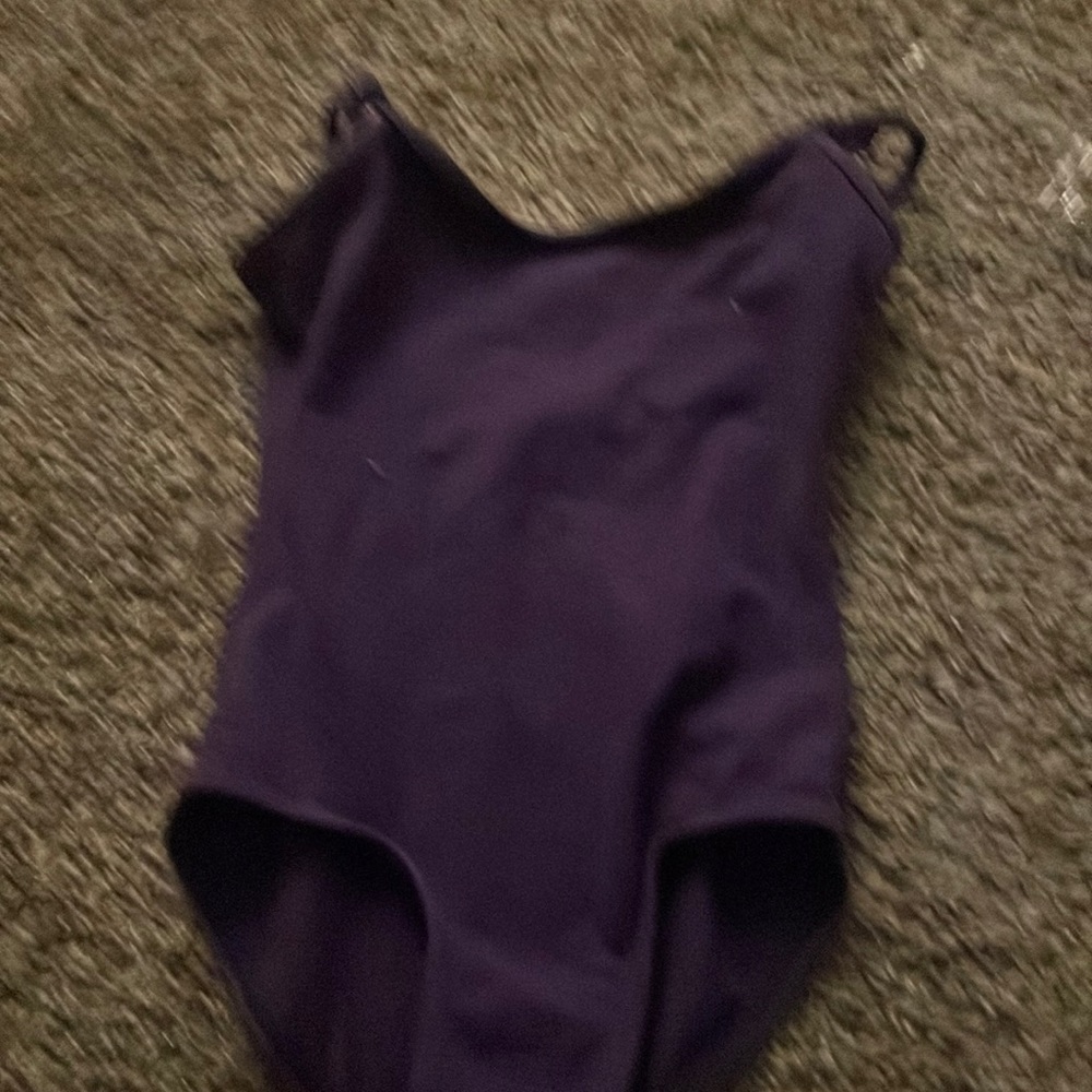 Purple medium ballet leotard